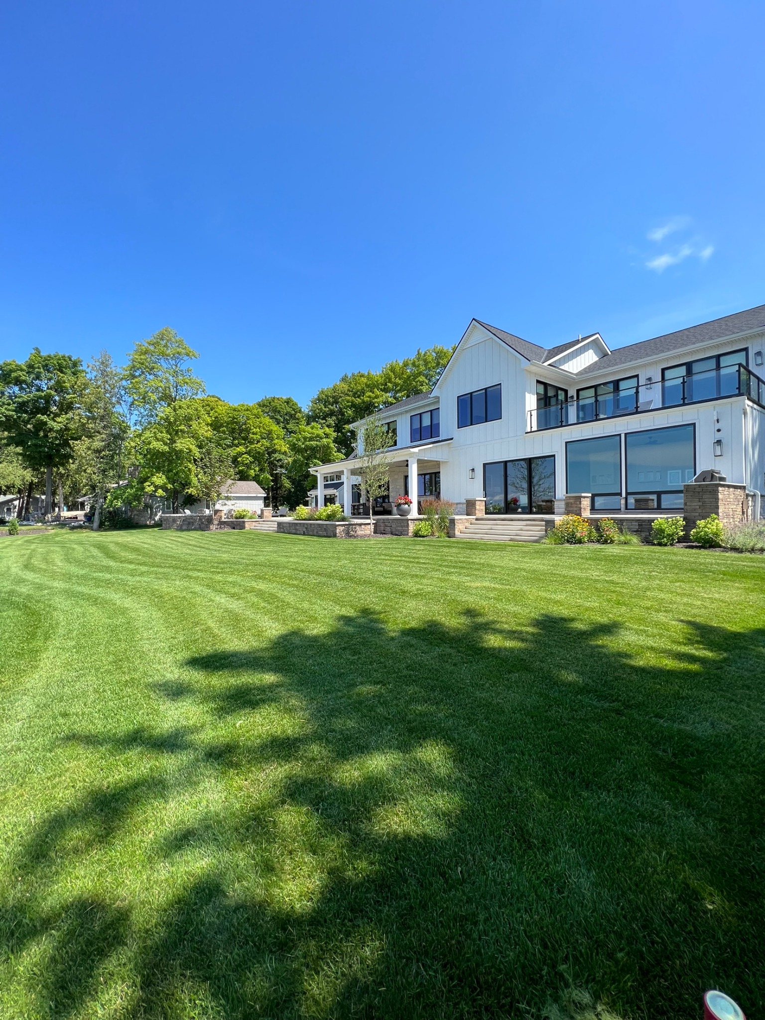 Completed Cole's Landscape lawn and landscaping project