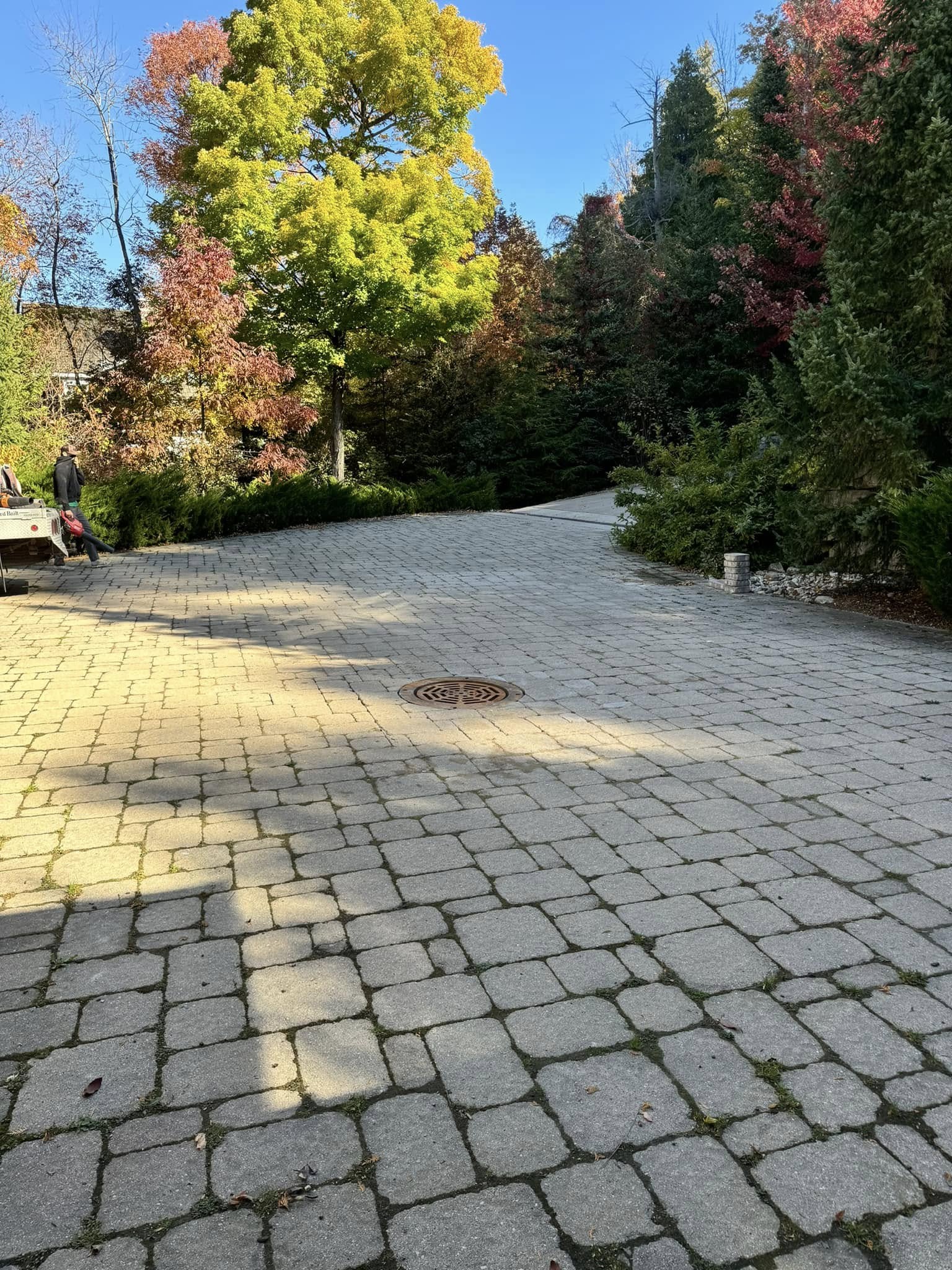 Driveway and equipment site work